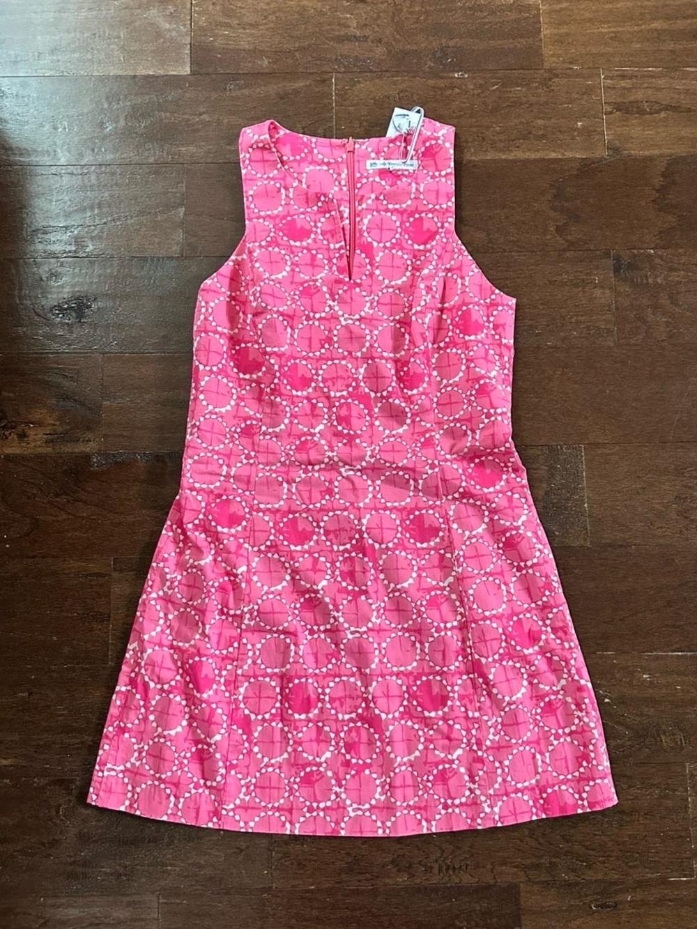 Southern Tide-Sand Dollar Print Dress in Smoothie Pink-size 10-NWT - Picture 4 of 10